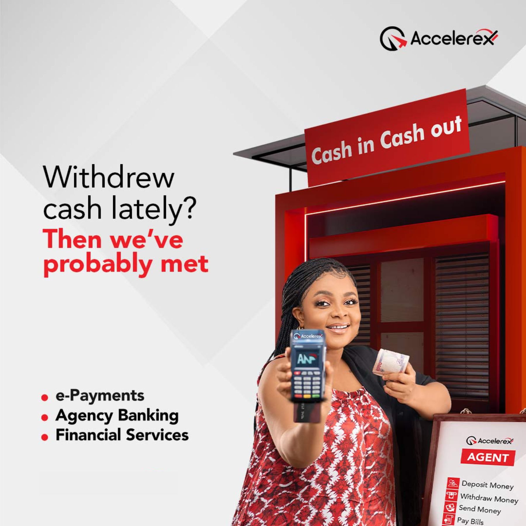 Cash in cash out services illustration